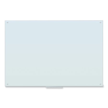 U BRANDS Glass Dry Erase Board, 70 x 47, White Surface 2301U00-01